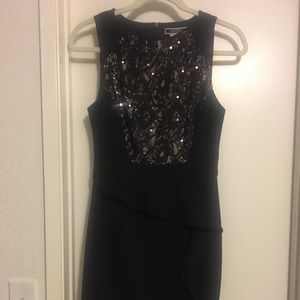 Beautiful Black Holiday Dress with Sequins